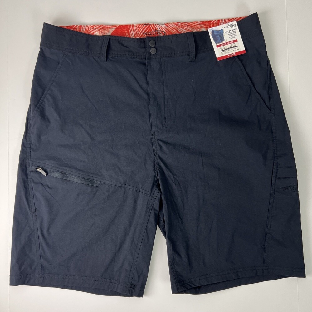 Reel Life Mens Shorts Size XL Riptide Water Resistant‎ Security Pocket Black D34